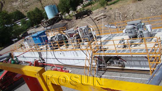 KOSUN Solid Control System in Tajikistan
