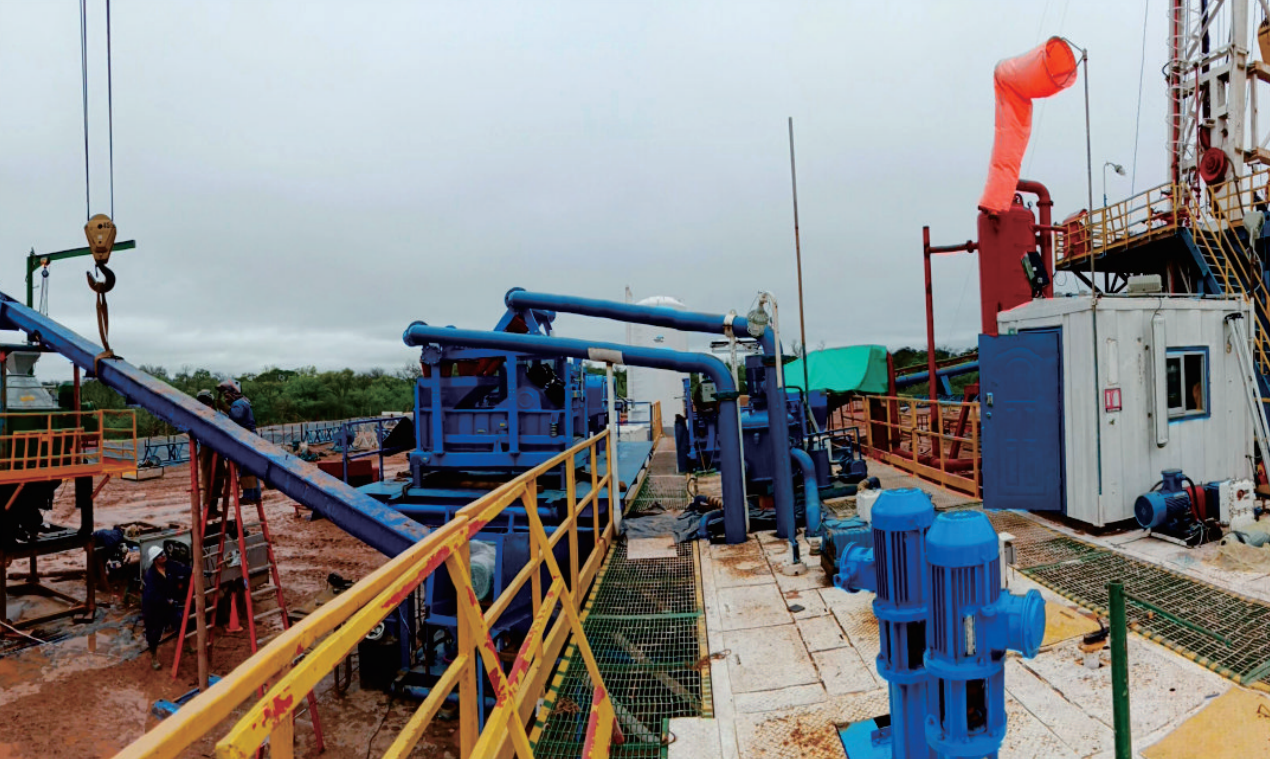 Oilfield drilling mud cooling technical